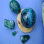 Azuriet-malachiet-turquoois. handsteen E.10.- Bol. 85.-hanger E.5.- best.nr DSC04163